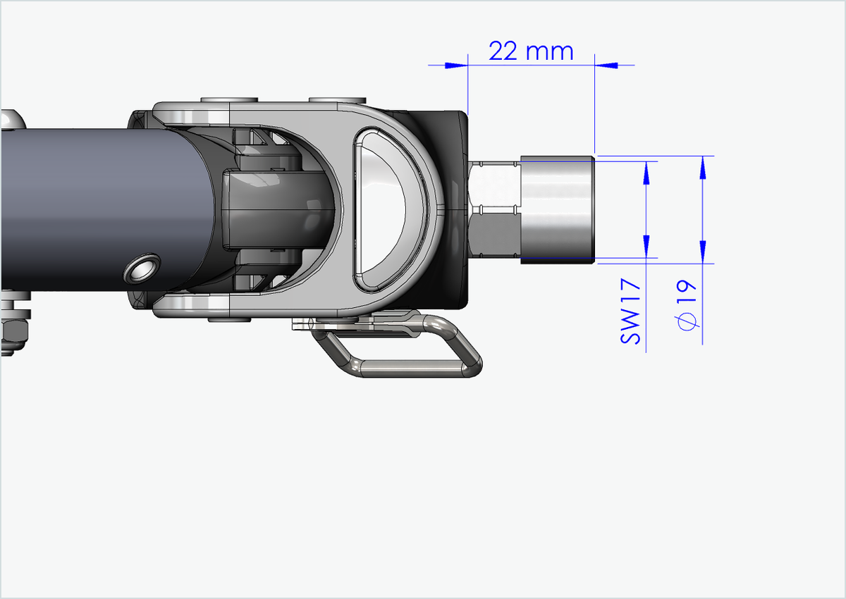 Vollachsen Adapter - M14 x 1.50 | für Croozer Anhänger ab 2018