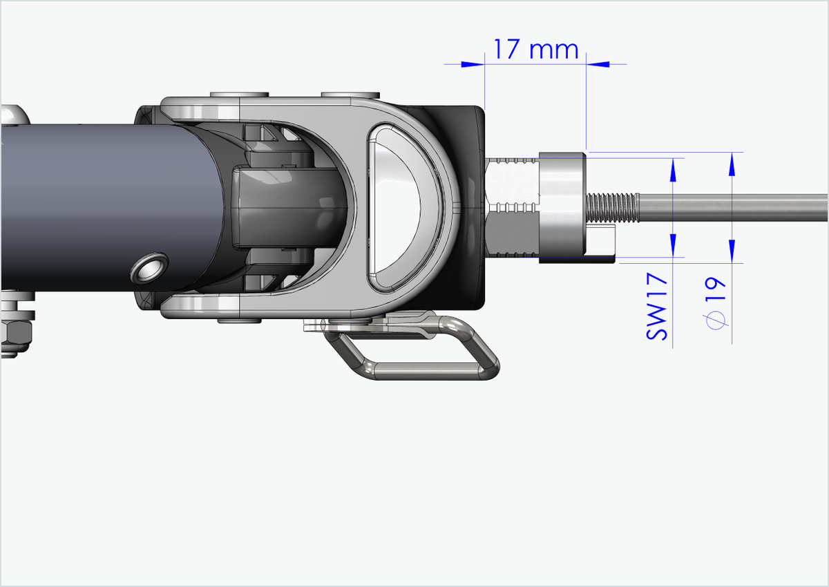 Schnellspannachse mit Adapter (für Croozer Anhänger ab 2018 ) | Klemmlänge 154mm - 165mm